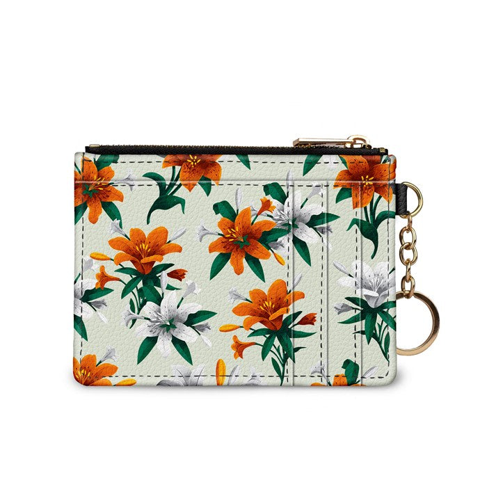 Frida Kahlo Mint Tiger Lilies Key Chain Wallet - Web Only Exclusive