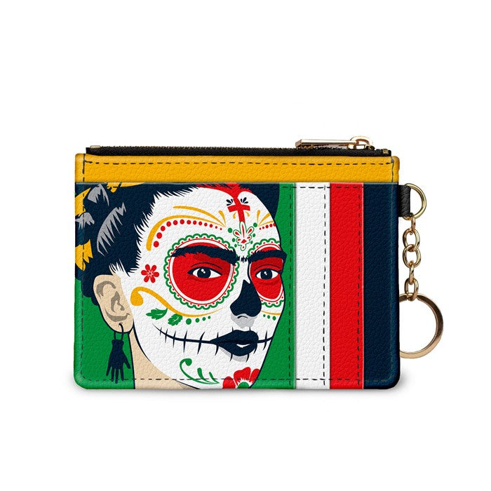 Frida Kahlo Sugar Skull Key Chain Wallet - Web Only Exclusive