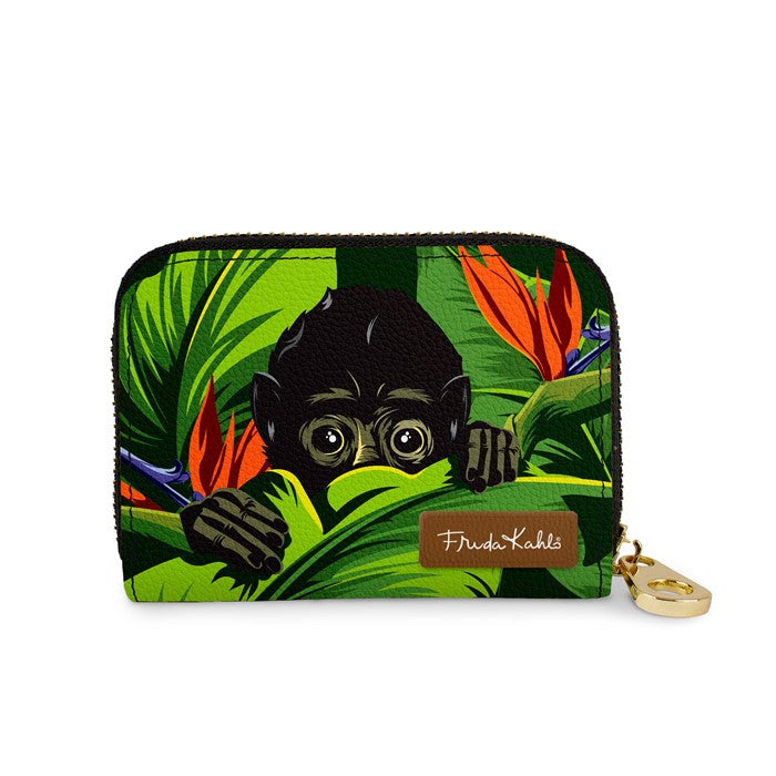 Frida Kahlo Monkey Zippered Wallet - Web Only Exclusive