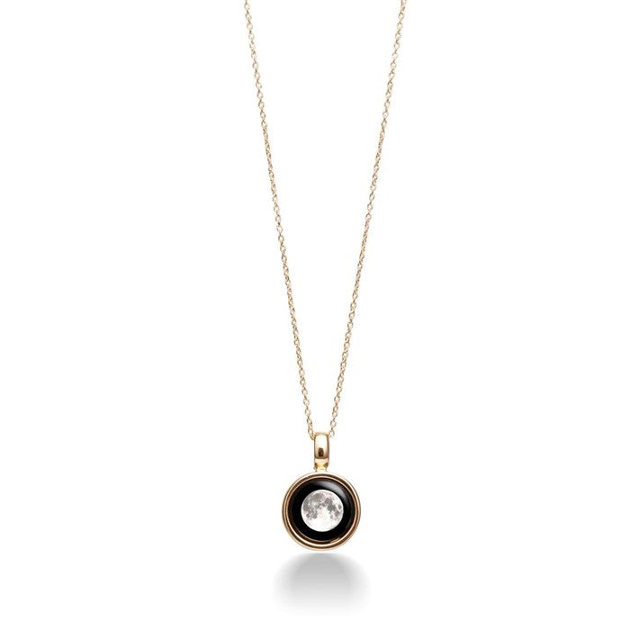 Gold Skylight Moonphase Necklace - Web Only Exclusive