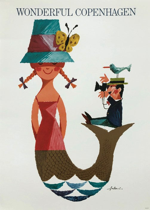 The Little Mermaid and the Tourist Poster