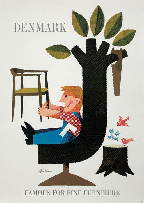 Wegner and the Chair Poster