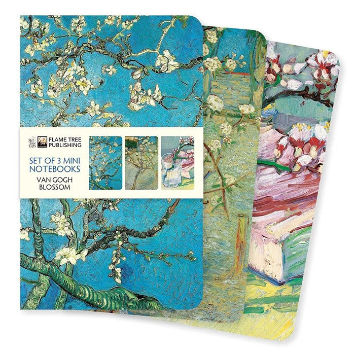 Van Gogh Blooms Set of 3 Midi Notebooks