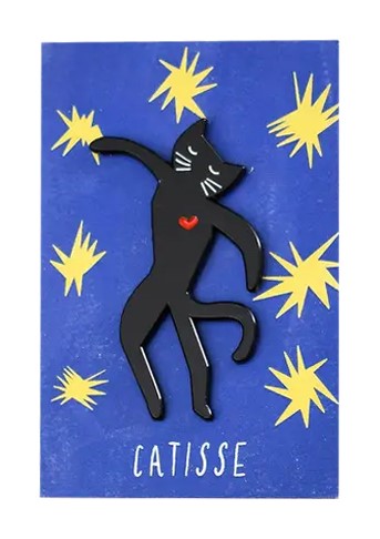 Pin Cat Rtist Catisse Icatrus Cat Artist Pin · Milwaukee Art Museum Store