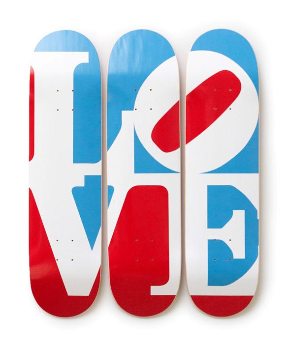 Great American Love Skate Deck Triptych