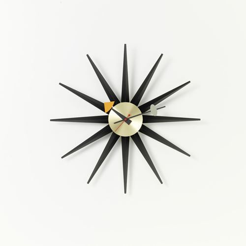 Nelson Sunburst Wall Clock - Multiple Colors - Web Only