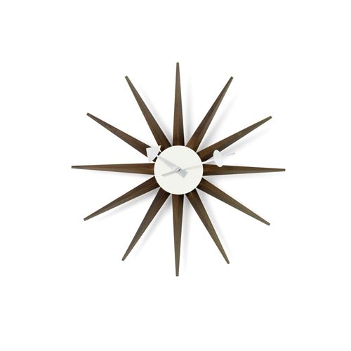 Nelson Sunburst Wall Clock - Multiple Colors - Web Only