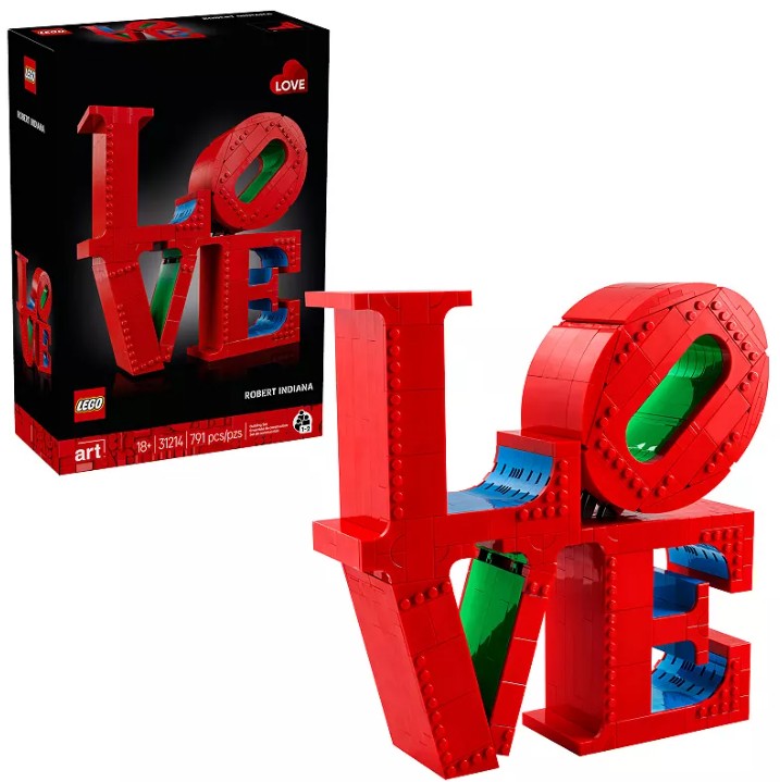 Love Sculpture Legos