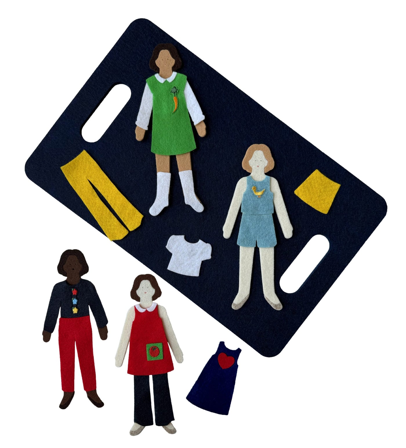 Preorder Now! Felt Paper Doll Set Florence Eiseman x Lois Ehlert